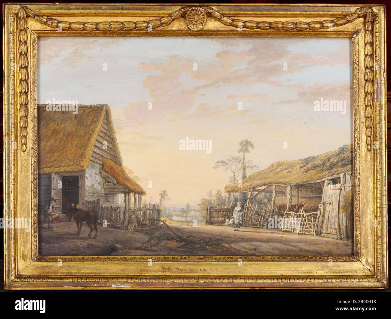 Après-midi, 1769. Paul Sandby Banque D'Images