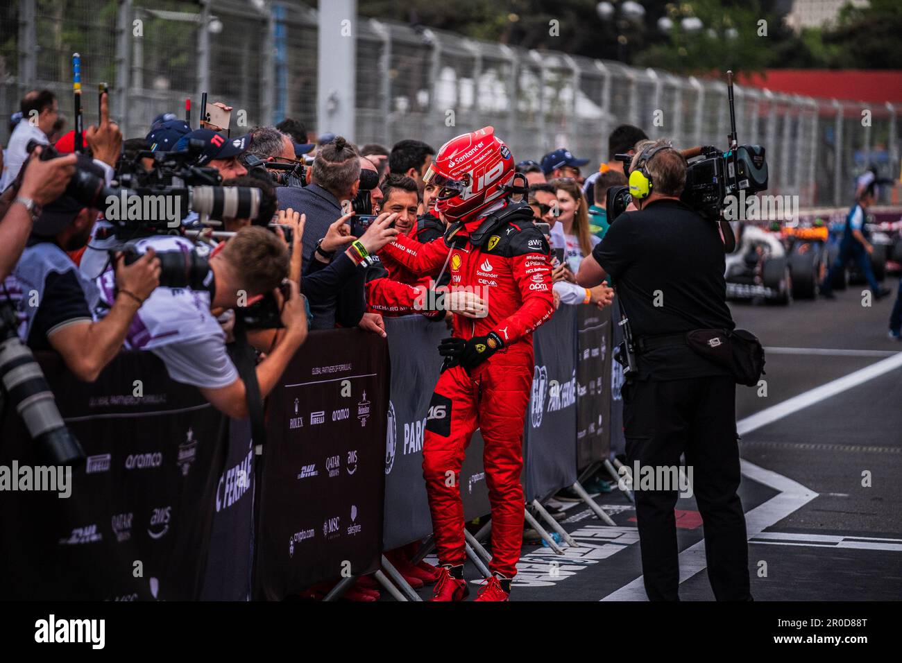 BAKOU, AZERBAÏDJAN, circuit de la ville de bakou, 30.avril.2023: Pendant le Grand Prix de Formule 1 d'Azerbaïdjan au circuit de la ville de Bakou, sur 30 avril. 2023. Banque D'Images