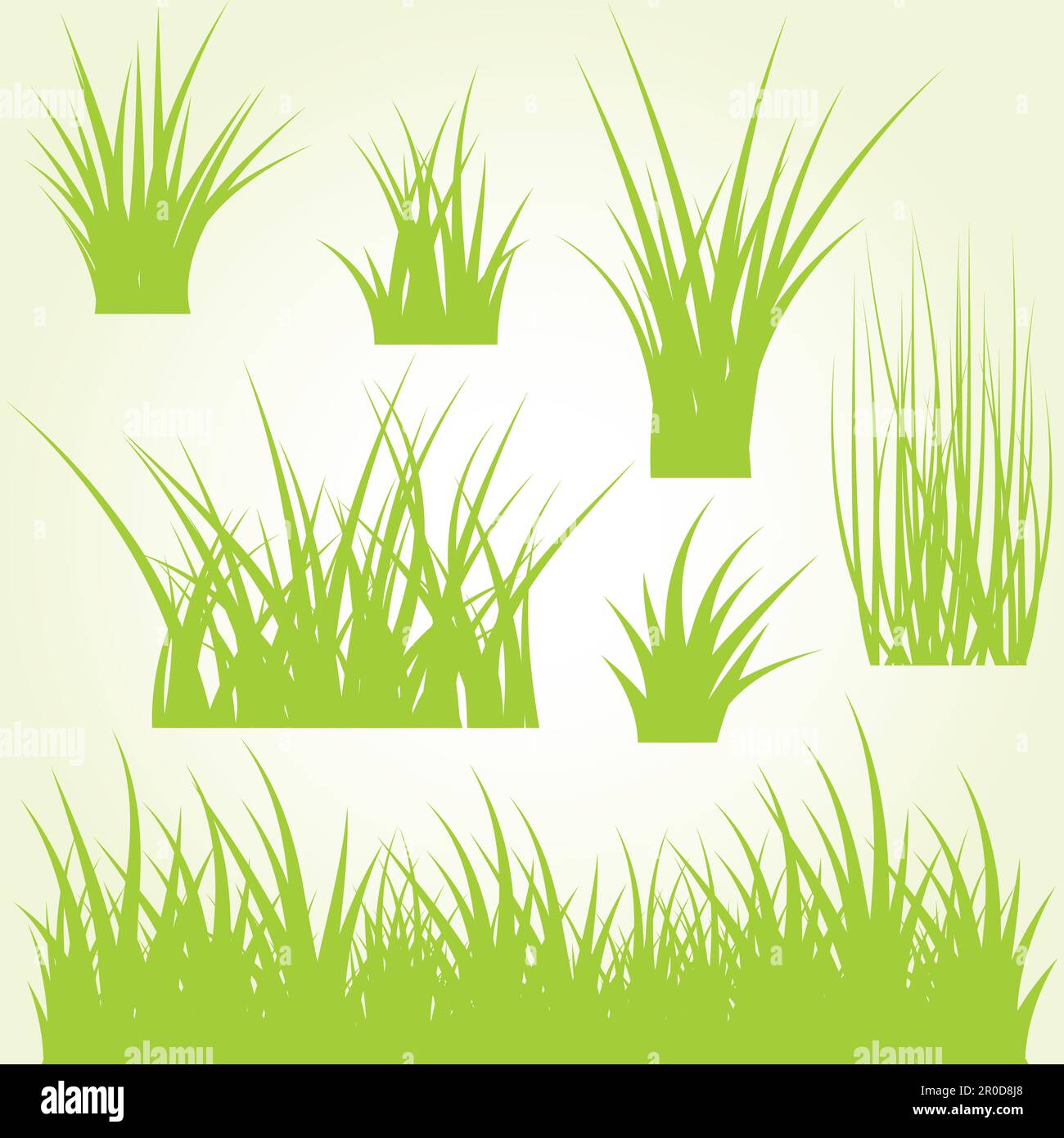 Herbe verte pour le design Illustration de Vecteur