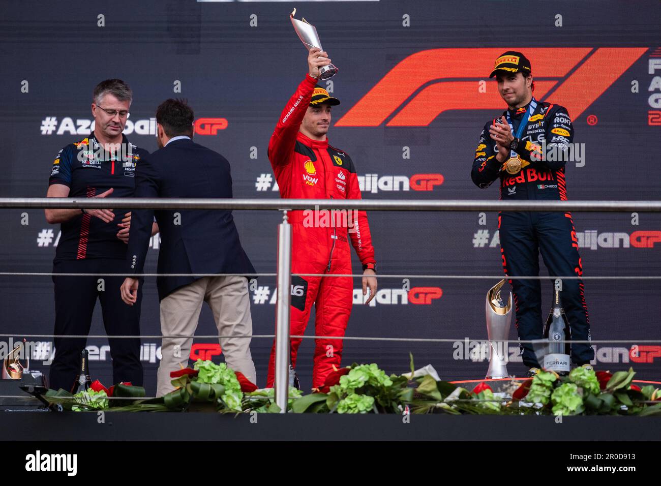 BAKOU, AZERBAÏDJAN, circuit de la ville de bakou, 30.avril.2023: Pendant le Grand Prix de Formule 1 d'Azerbaïdjan au circuit de la ville de Bakou, sur 30 avril. 2023. Banque D'Images