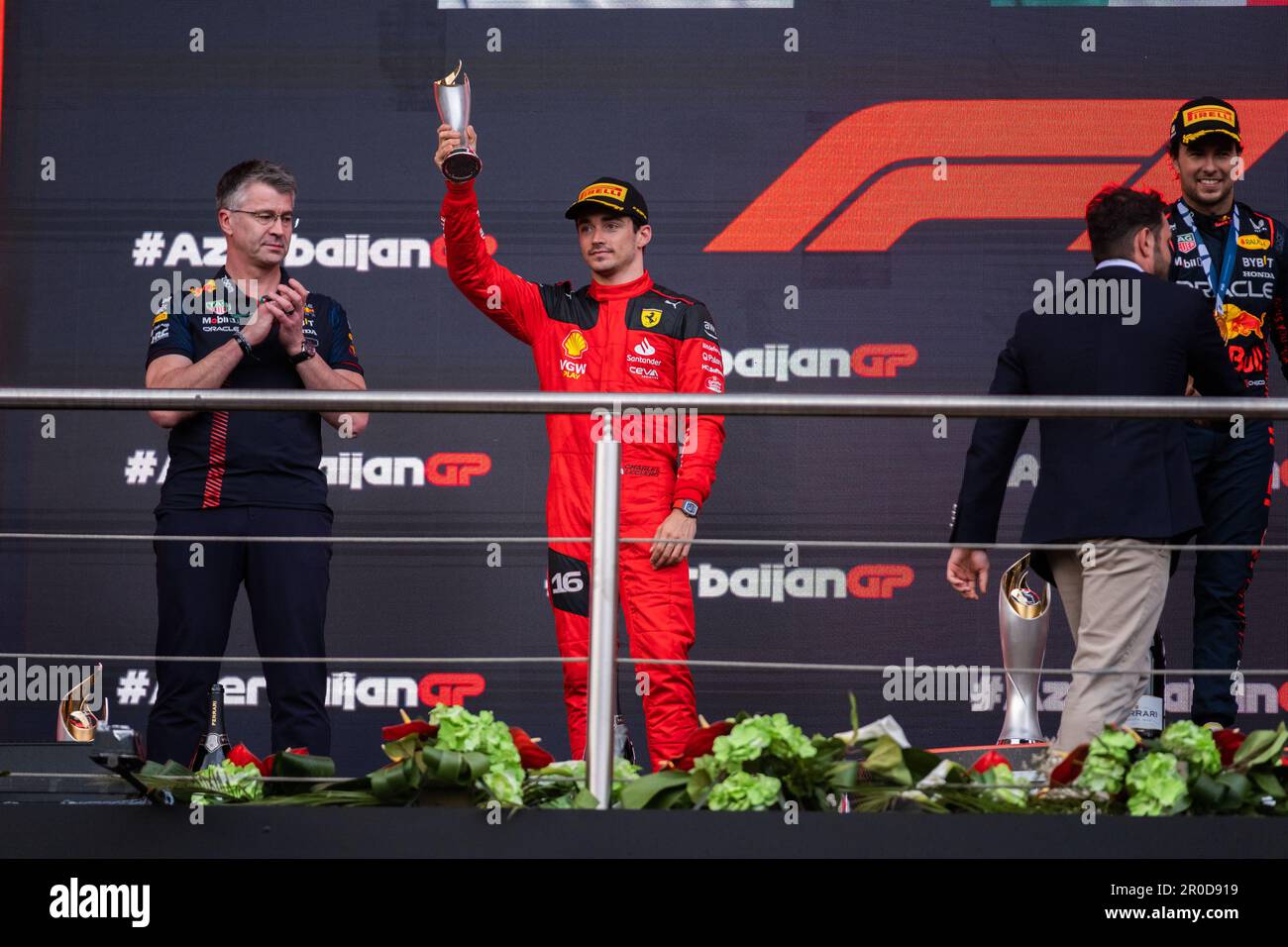 BAKOU, AZERBAÏDJAN, circuit de la ville de bakou, 30.avril.2023: Pendant le Grand Prix de Formule 1 d'Azerbaïdjan au circuit de la ville de Bakou, sur 30 avril. 2023. Banque D'Images