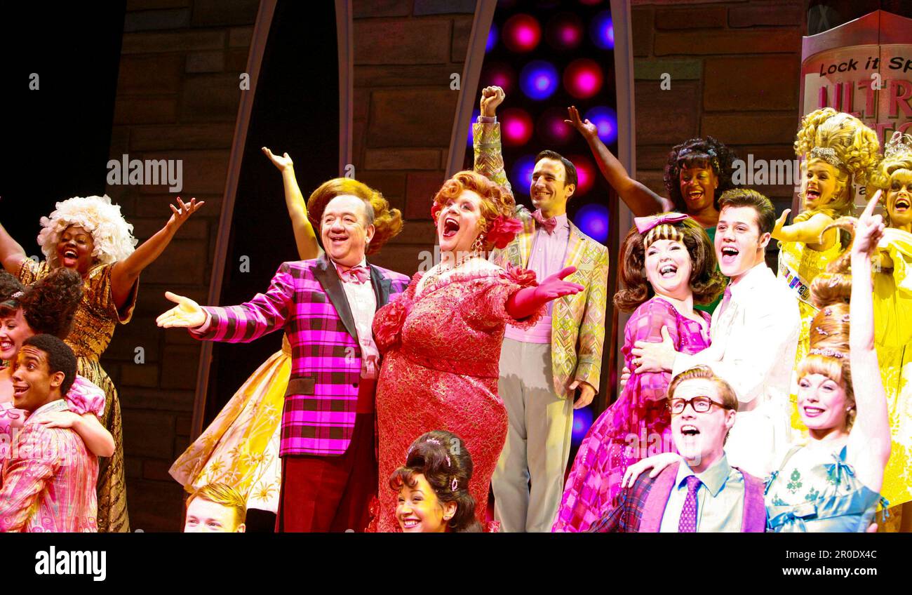 Centre: Mel Smith (Wilbur Turnblad), Michael ball (Edna Turnblad ...