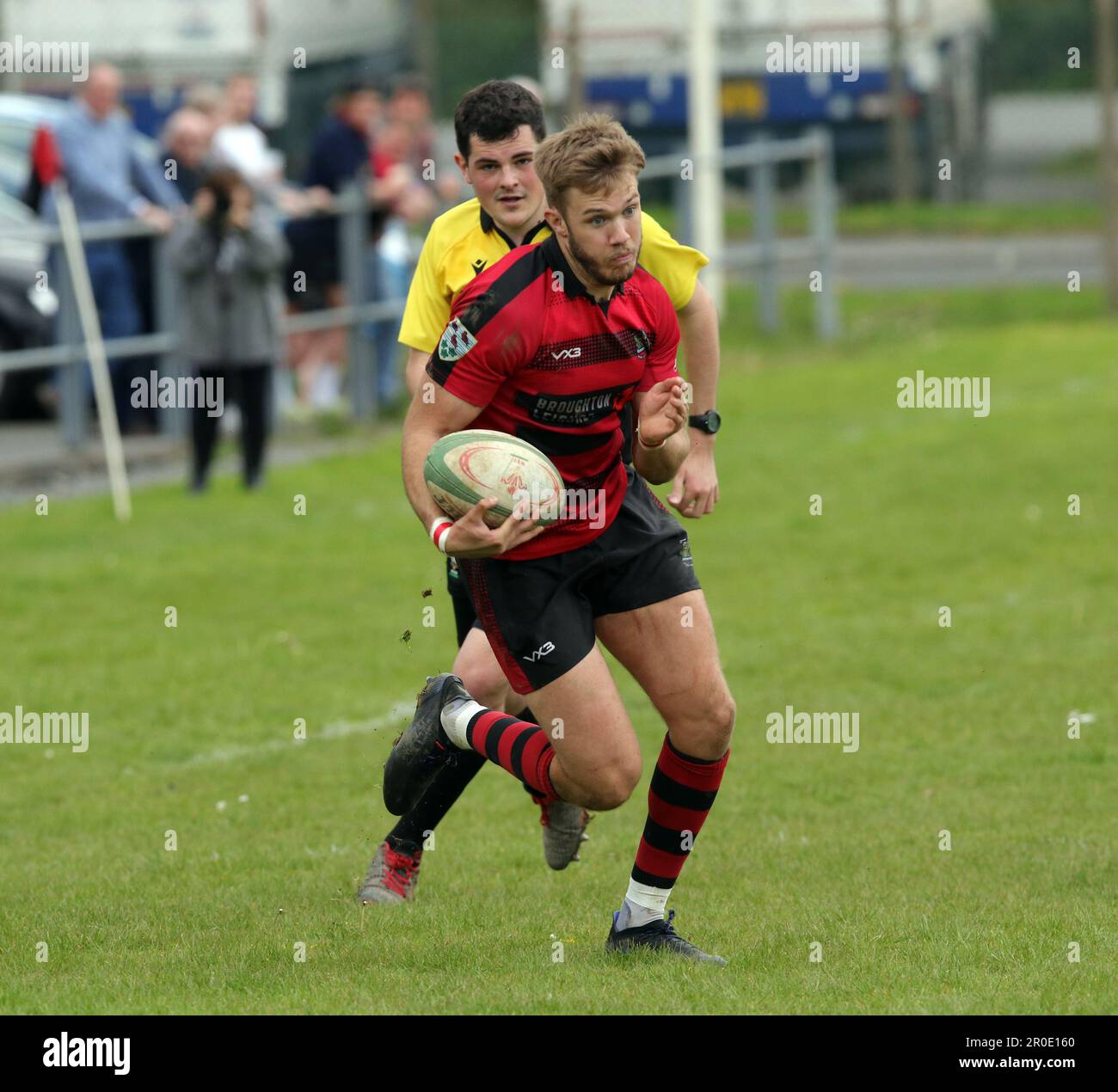 Carmarthen Athletic RFC v Tenby RFC WRU Ouest Div 2 2023 - O. Banque D'Images