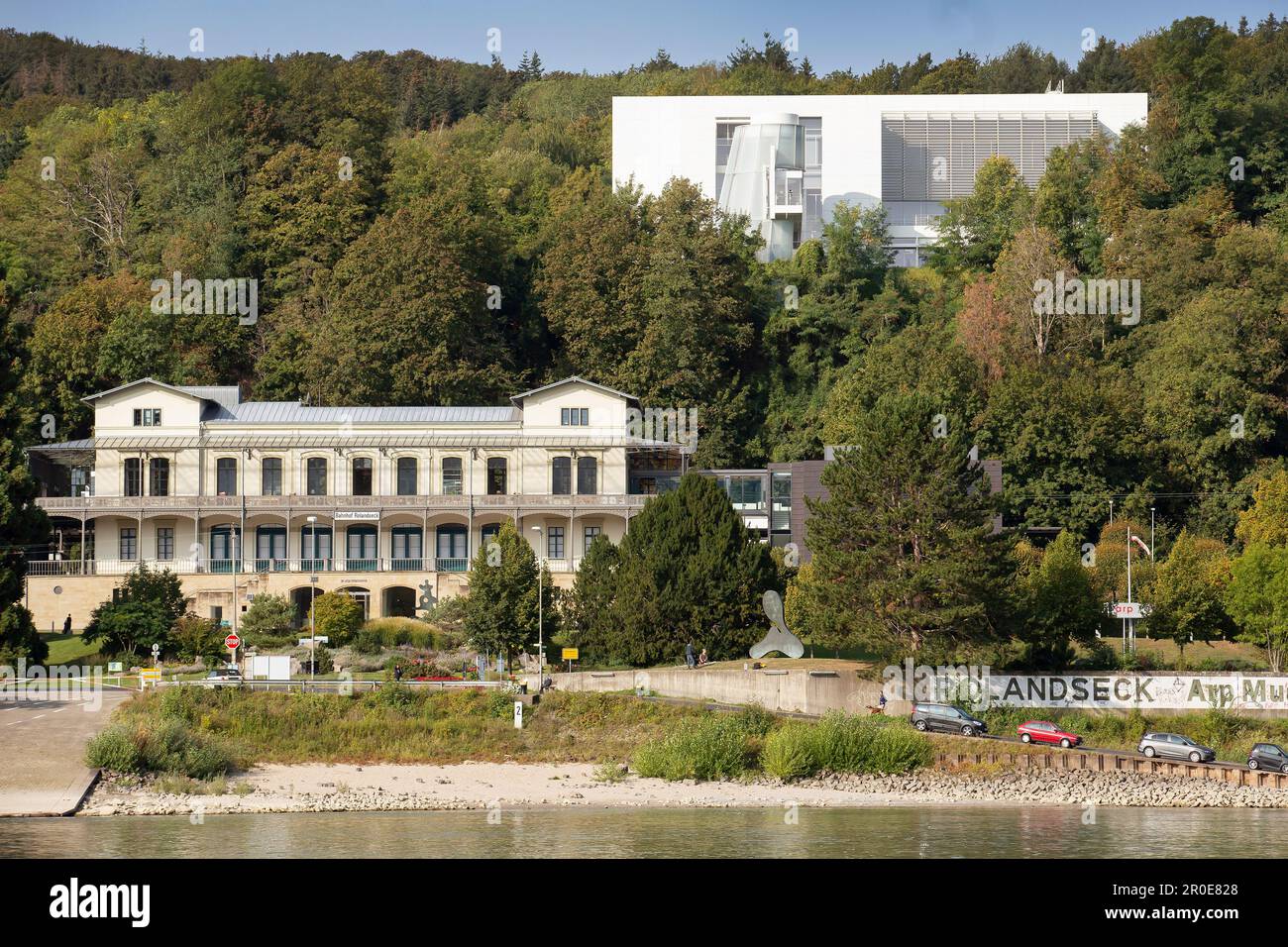 La station du musée ARP Rolandseck, Rhénanie-Palatinat, Allemagne Banque D'Images