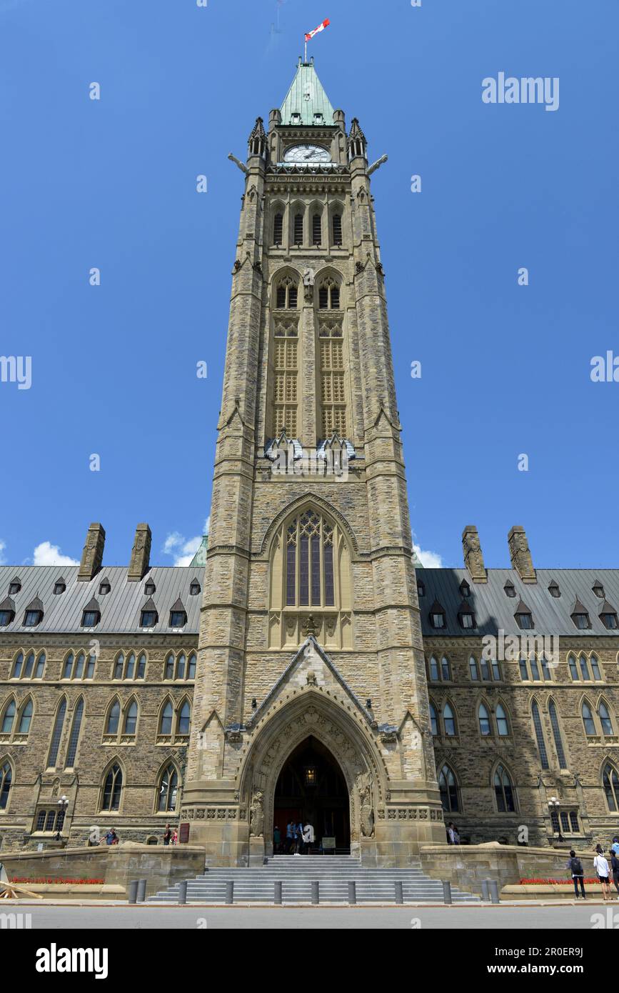 Bâtiment du Parlement, Ottawa, Ontario, Canada Banque D'Images