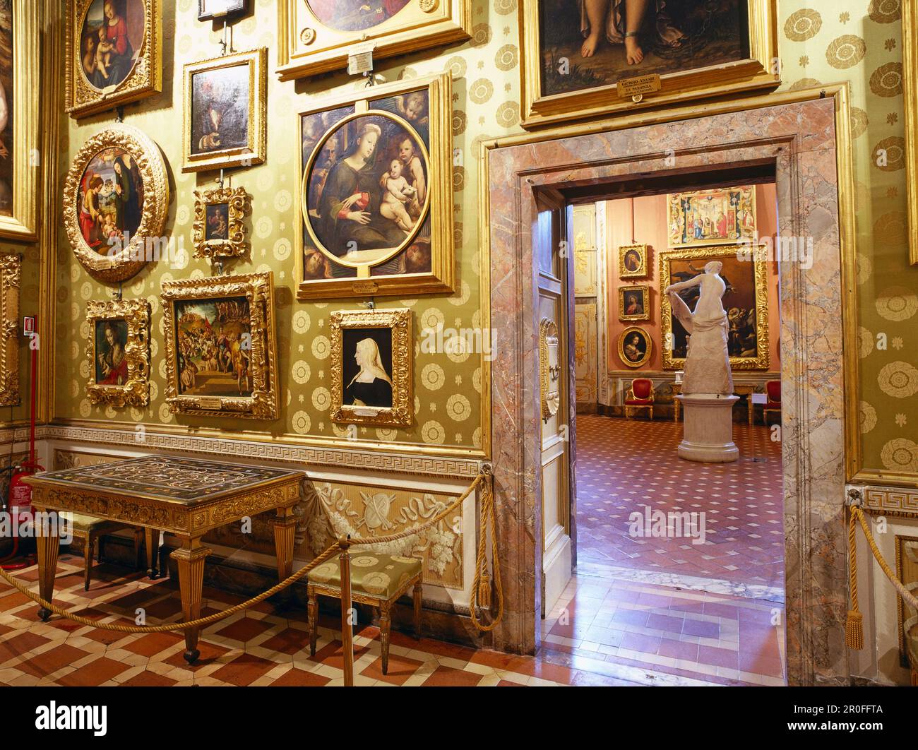 Sala de Prometeo, Galeria Paltina, Palazzo Pitti, Florence, Toscane, Italie Banque D'Images