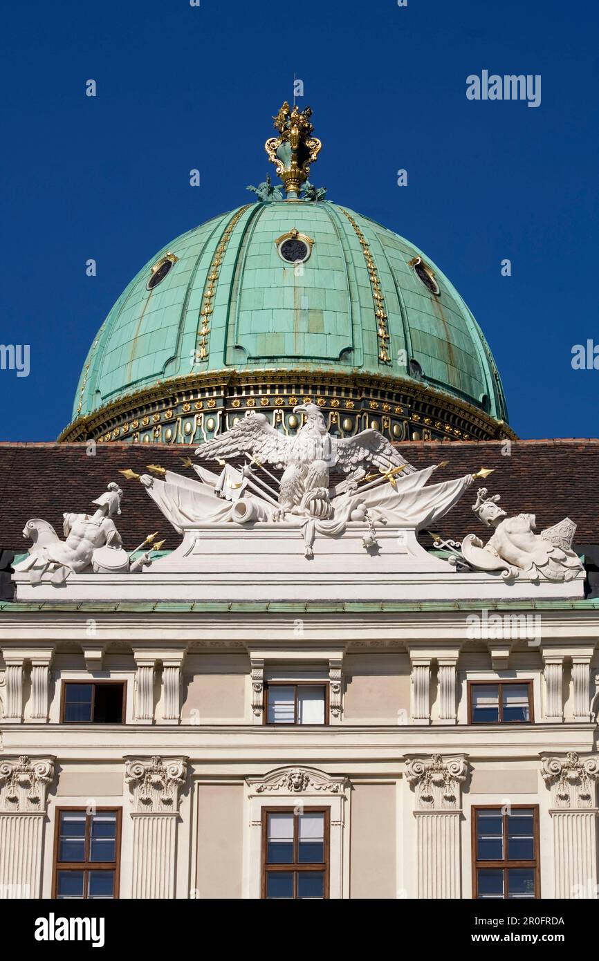 Détail de la Hofburg de Vienne Michaelerplatz Banque D'Images