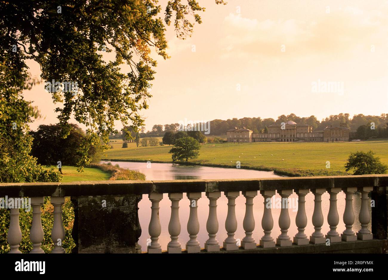 Europe, Grande-Bretagne, Angleterre, Derbyshire, Derby, Kedleston Hall. Banque D'Images