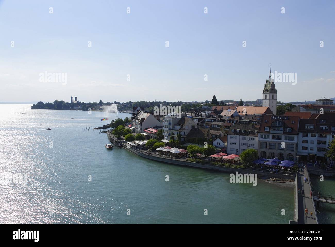 Vue panoramique de Friedrichshafen, Bade-Wurtemberg, Allemagne Banque D'Images