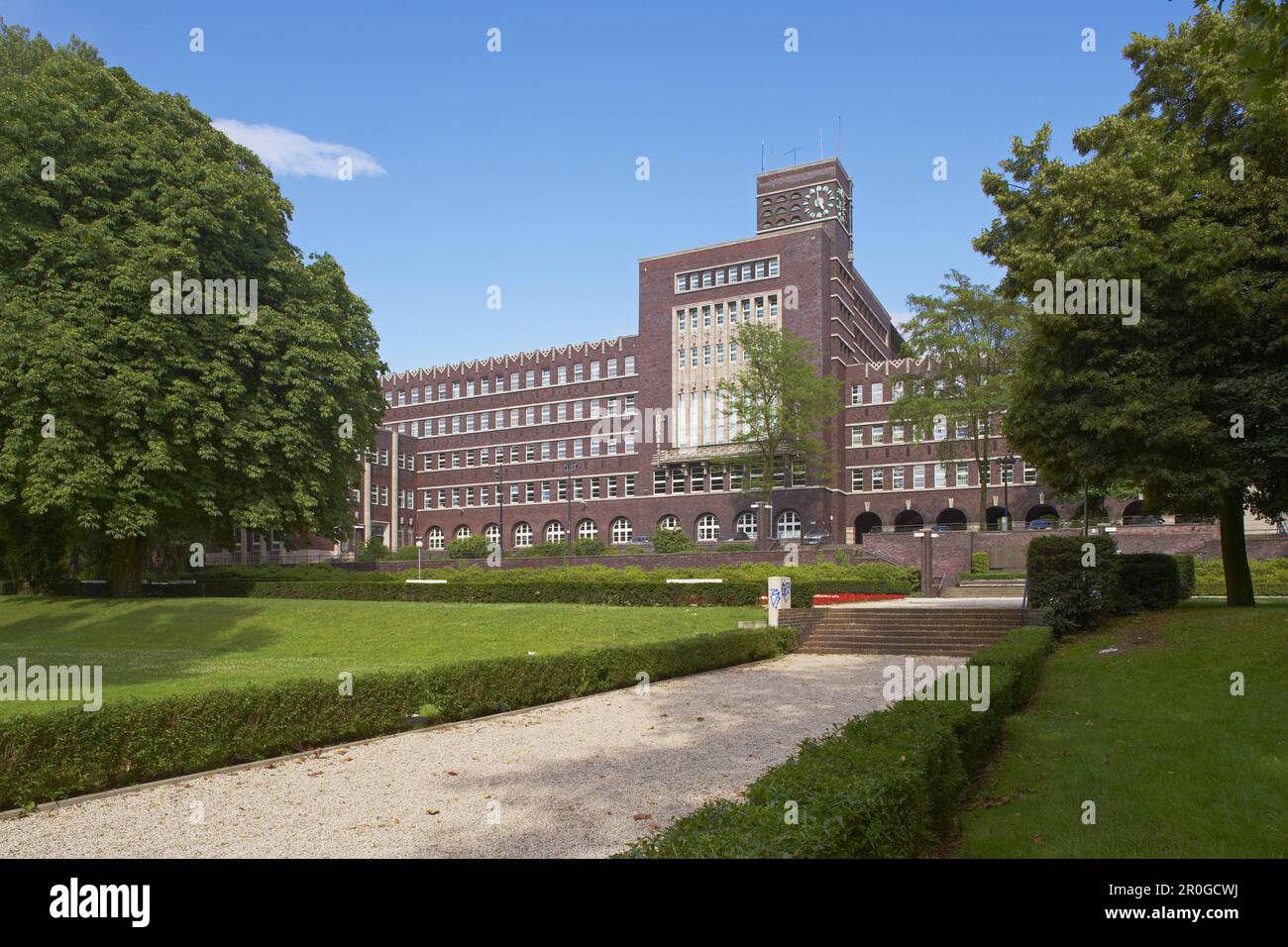 Hôtel de ville d'Oberhausen, Ruhr, Nordrhein-Westfalen, Germany, Europe Banque D'Images