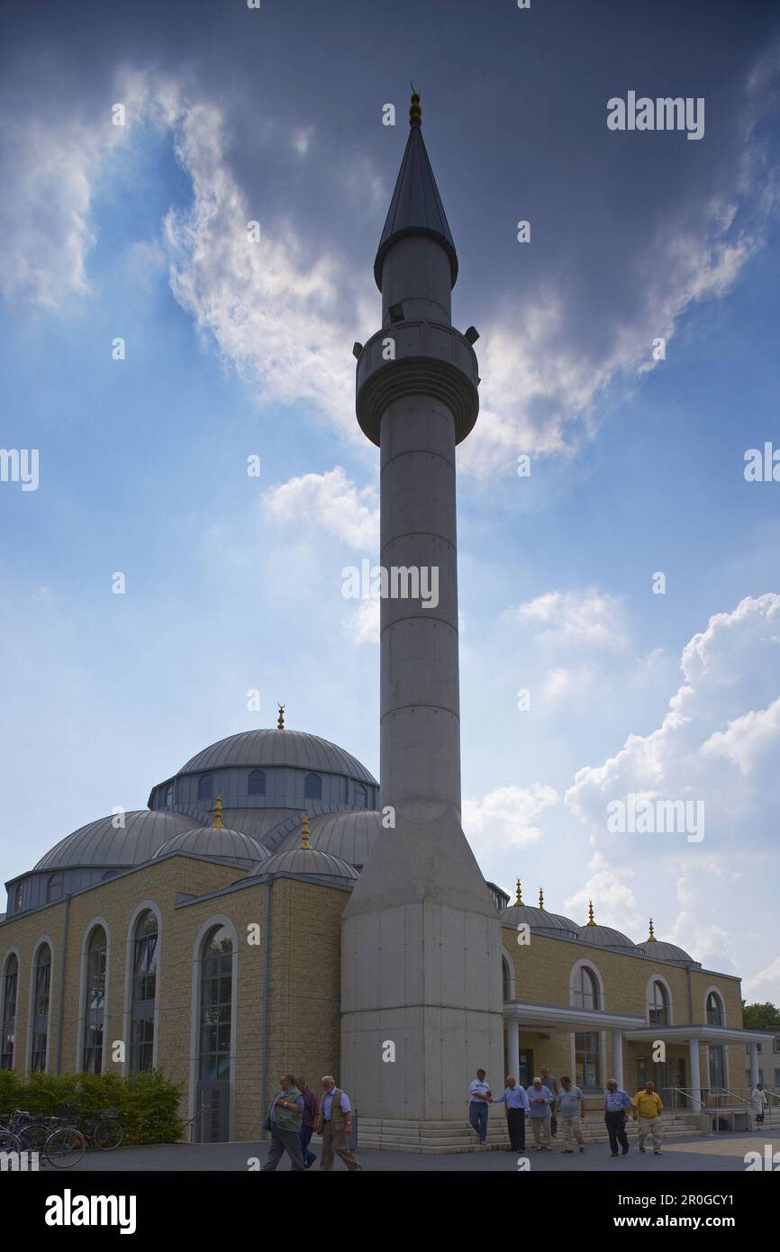 Mosquée, Duisburg-Marxloh, Rhénanie-du-Nord-Westphalie, Allemagne Banque D'Images