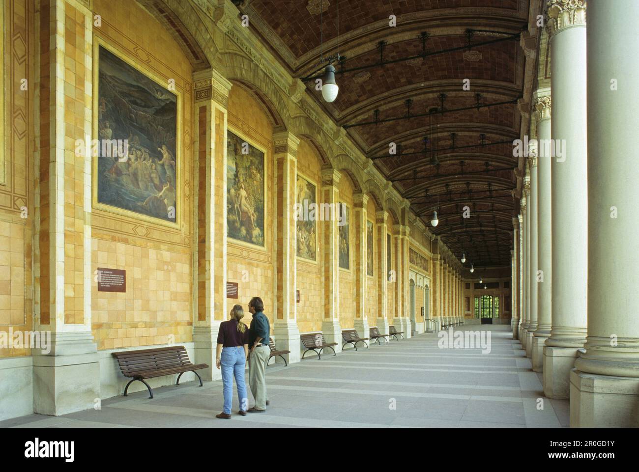 Trinkhalle, Baden-Baden, Bade-Wurtemberg, Allemagne Banque D'Images