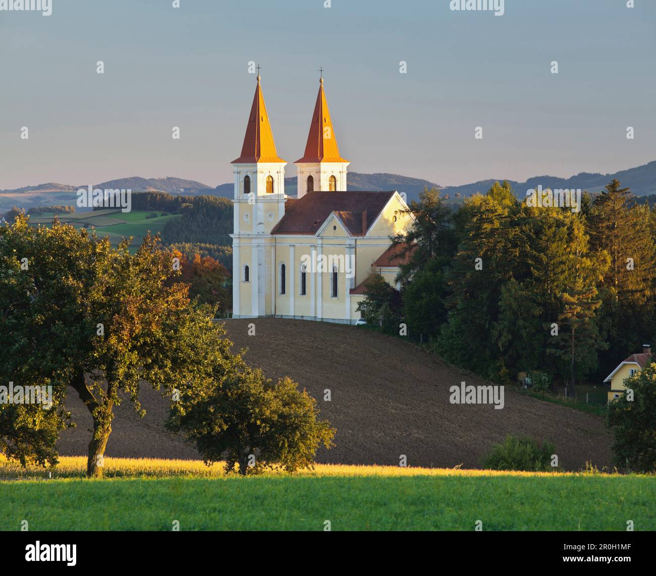 Eglise de pèlerinage Maria Schnee, Kaltenberg, Bucklige Welt, Basse-Autriche, Autriche Banque D'Images