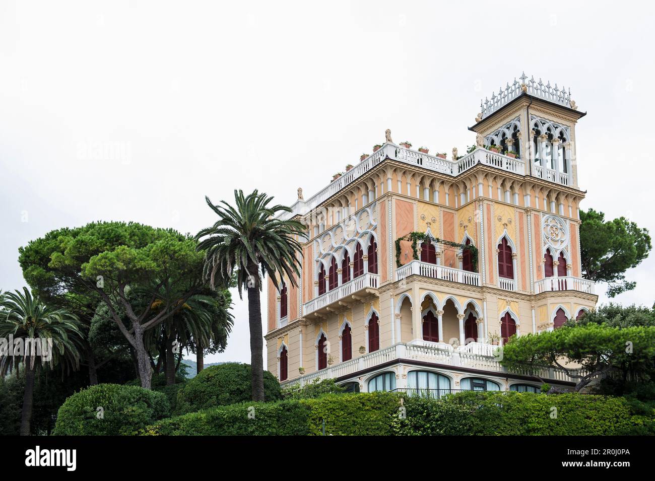 Vieille demeure, Santa Margherita Ligure, province de Genua, Riviera italienne, Ligurie, Italie Banque D'Images