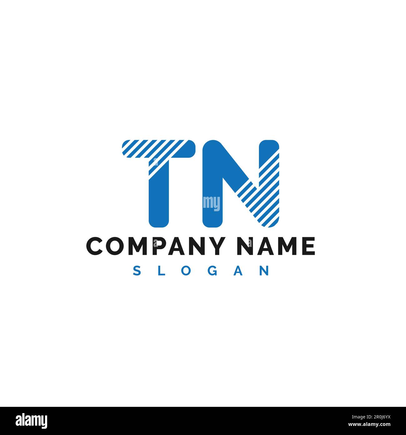 Logo TN Letter. Illustration vectorielle du logo de la lettre TN ...