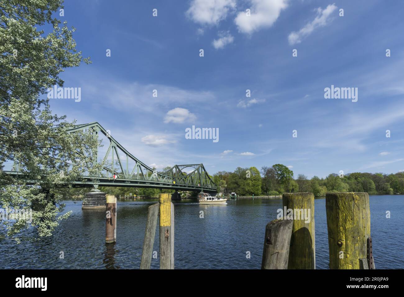 Pont Glienicker, Glienecker Bruecke, Havel Banque D'Images