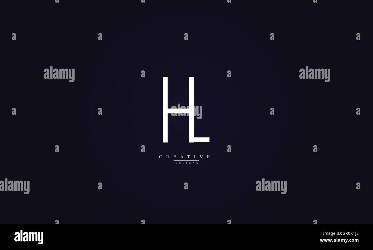 Logo HL H L Vector Illustration de Vecteur