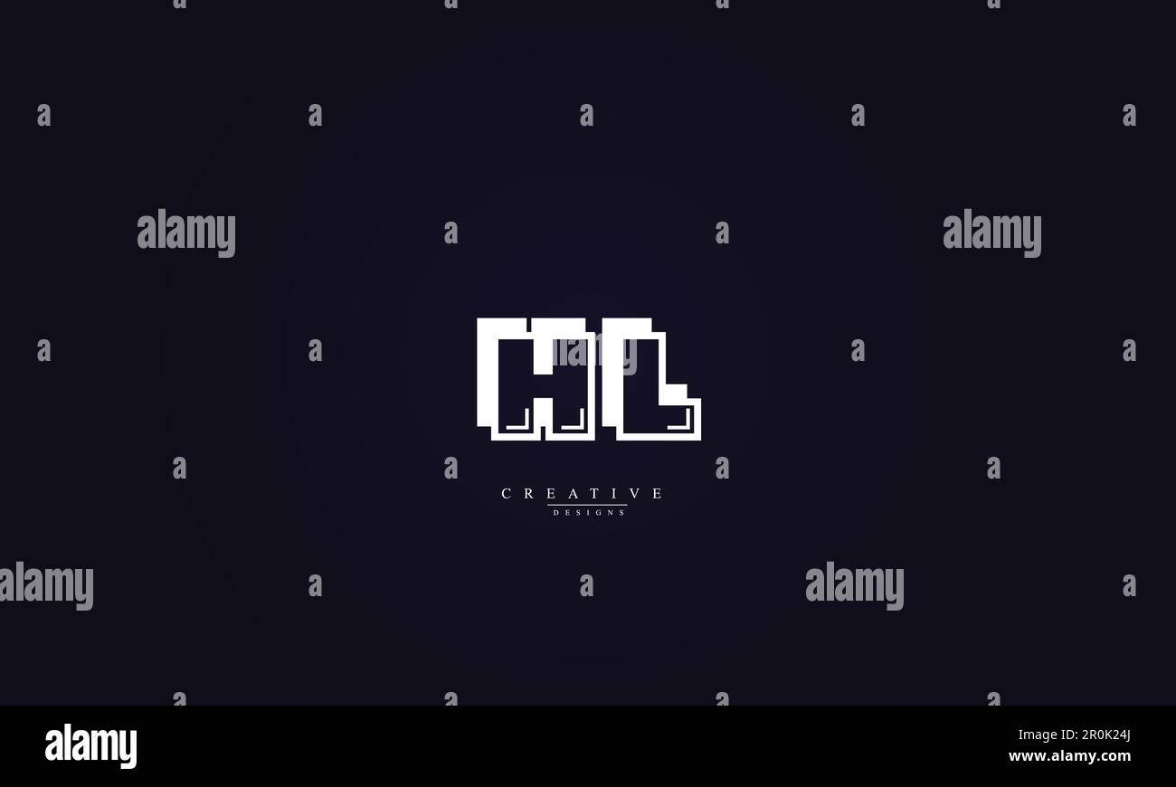 Logo HL H L Vector Illustration de Vecteur