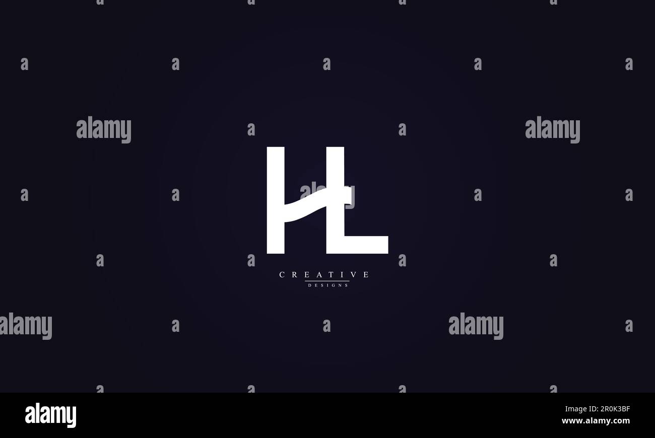 Logo HL H L Vector Illustration de Vecteur