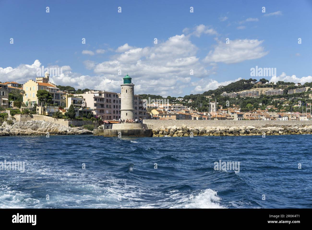 Phare, Cassis , Côte d'Azur, France Banque D'Images