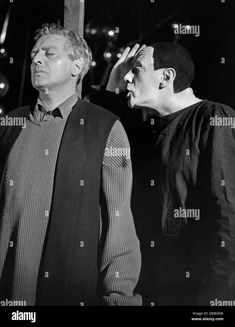 Faust, Spielfilm nach dem Stück von Johann Wolfgang von Goethe, Deutschland 1960, Regie: Peter Gorski, Darsteller: Wwill Quadflieg, Gustaf Gründgens Banque D'Images