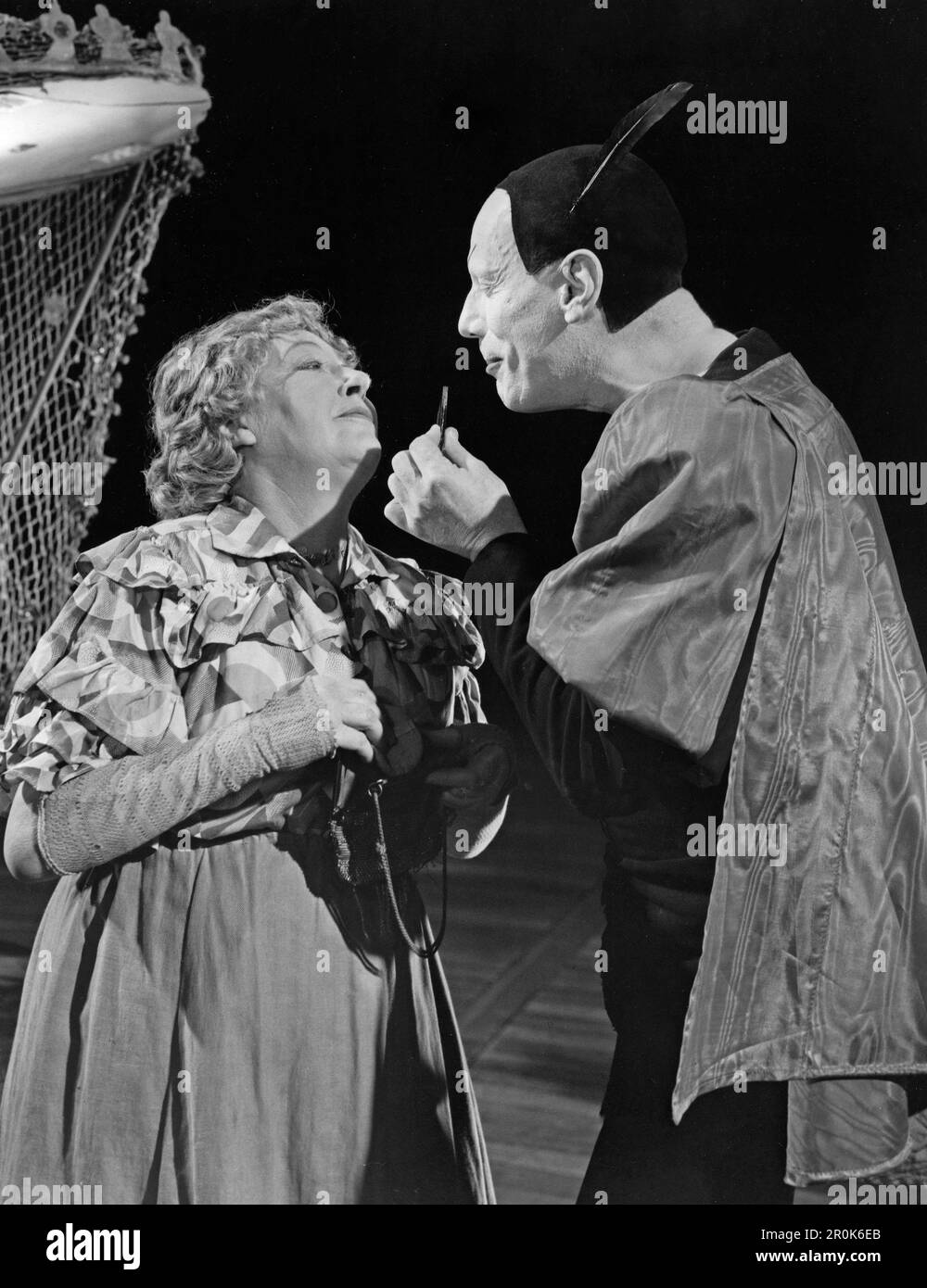 Faust, Spielfilm nach dem Stück von Johann Wolfgang von Goethe, Deutschland 1960, Regie: Peter Gorski, Darsteller: Gustaf Busch, Gustaf Gründgens Banque D'Images