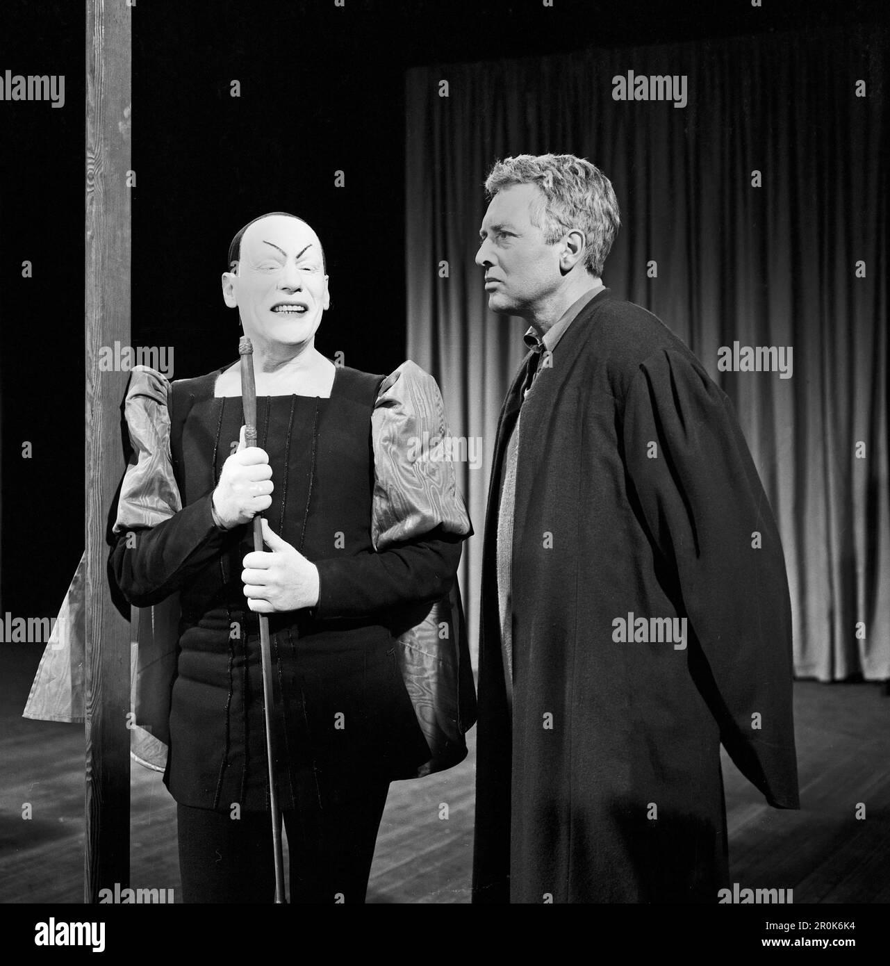 Faust, Spielfilm nach dem Stück von Johann Wolfgang von Goethe, Deutschland 1960, Regie: Peter Gorski, Darsteller: Gustaf Gründgens, Wwill Quadflieg Banque D'Images