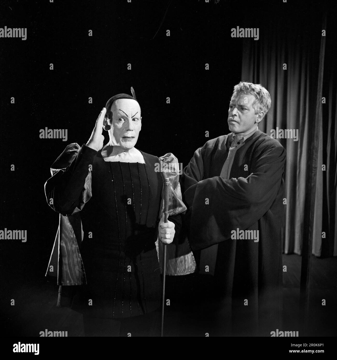 Faust, Spielfilm nach dem Stück von Johann Wolfgang von Goethe, Deutschland 1960, Regie: Peter Gorski, Darsteller: Gustaf Gründgens, Wwill Quadflieg Banque D'Images