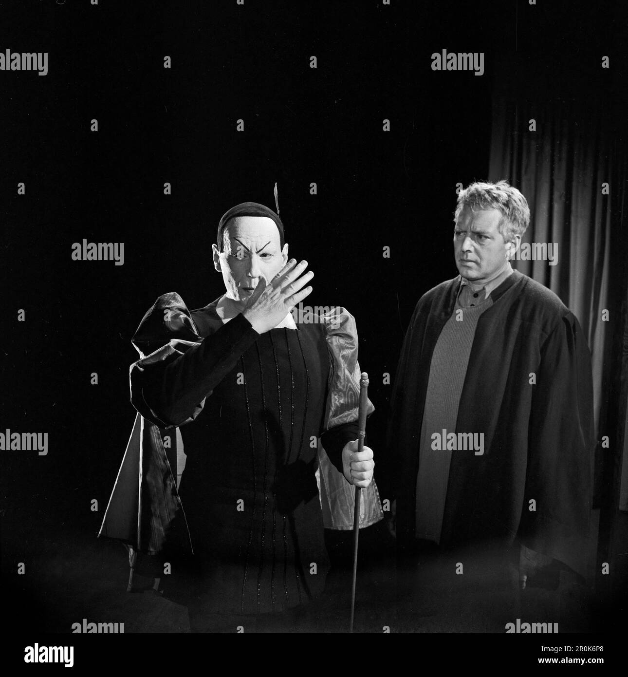 Faust, Spielfilm nach dem Stück von Johann Wolfgang von Goethe, Deutschland 1960, Regie: Peter Gorski, Darsteller: Gustaf Gründgens, Wwill Quadflieg Banque D'Images