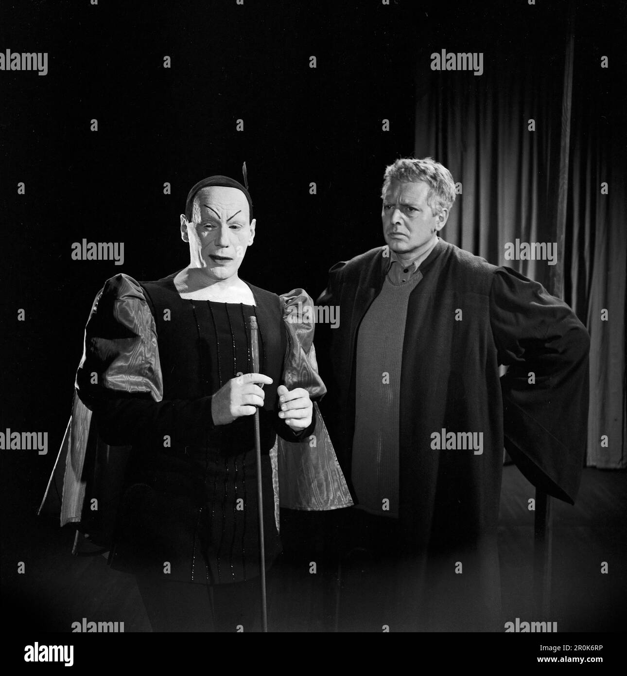 Faust, Spielfilm nach dem Stück von Johann Wolfgang von Goethe, Deutschland 1960, Regie: Peter Gorski, Darsteller: Gustaf Gründgens, Wwill Quadflieg Banque D'Images