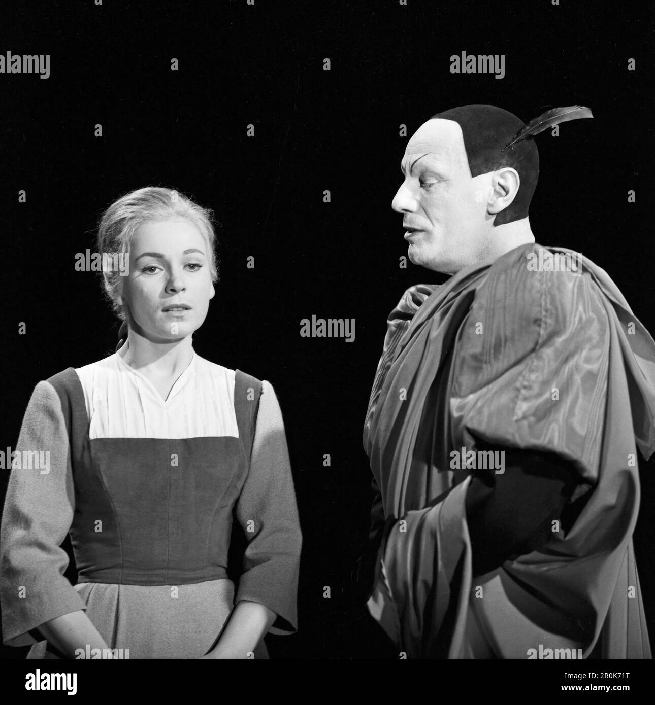 Faust, Spielfilm nach dem Stück von Johann Wolfgang von Goethe, Deutschland 1960, Regie: Peter Gorski, Darsteller: Ella Büchi, Gustaf Gründgens Banque D'Images