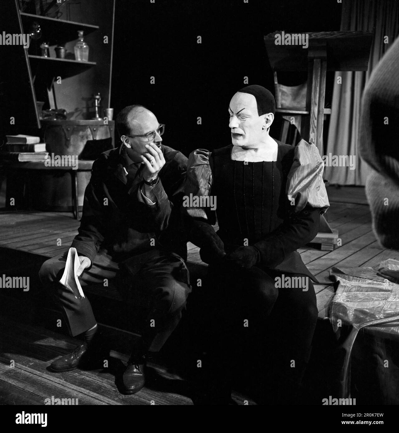 Faust, Spielfilm nach dem Stück von Johann Wolfgang von Goethe, Deutschland 1960, Regisisseur Peter Gorski mit Darsteller Gustaf Gründgens Banque D'Images