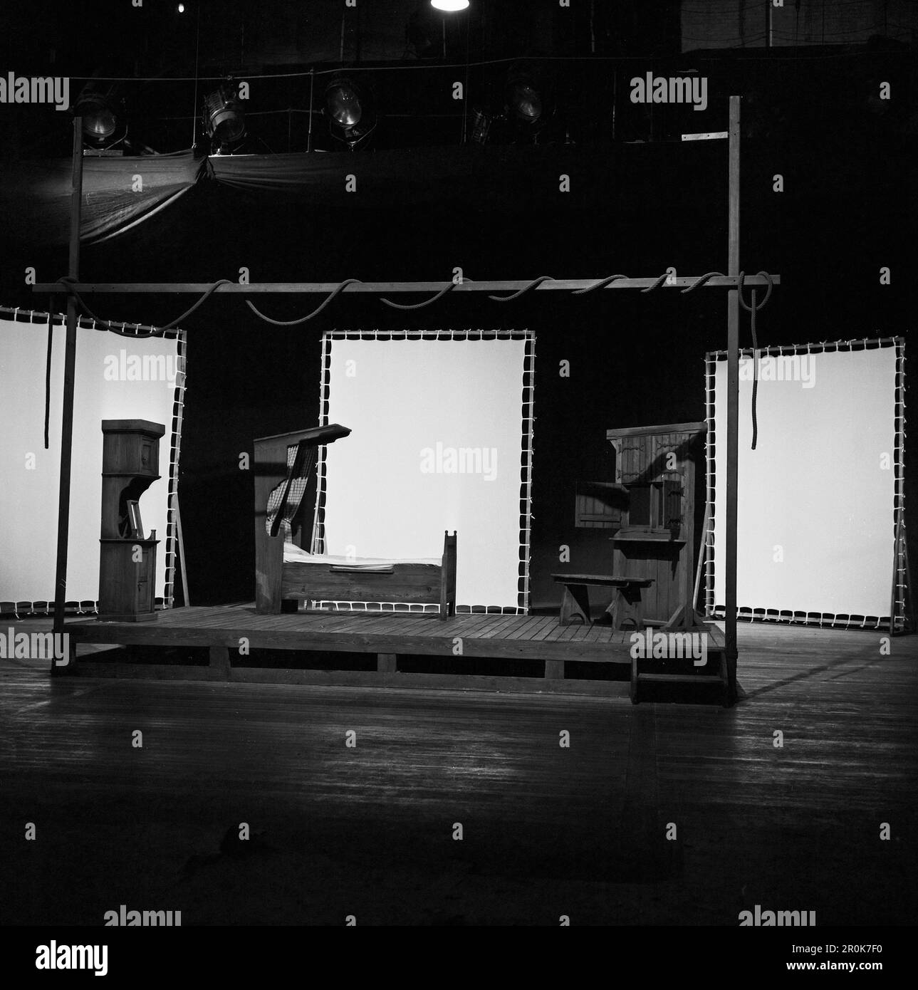 Faust, Spielfilm nach dem Stück von Johann Wolfgang von Goethe, Deutschland 1960, Regie: Peter Gorski, Leere Kulisse Banque D'Images