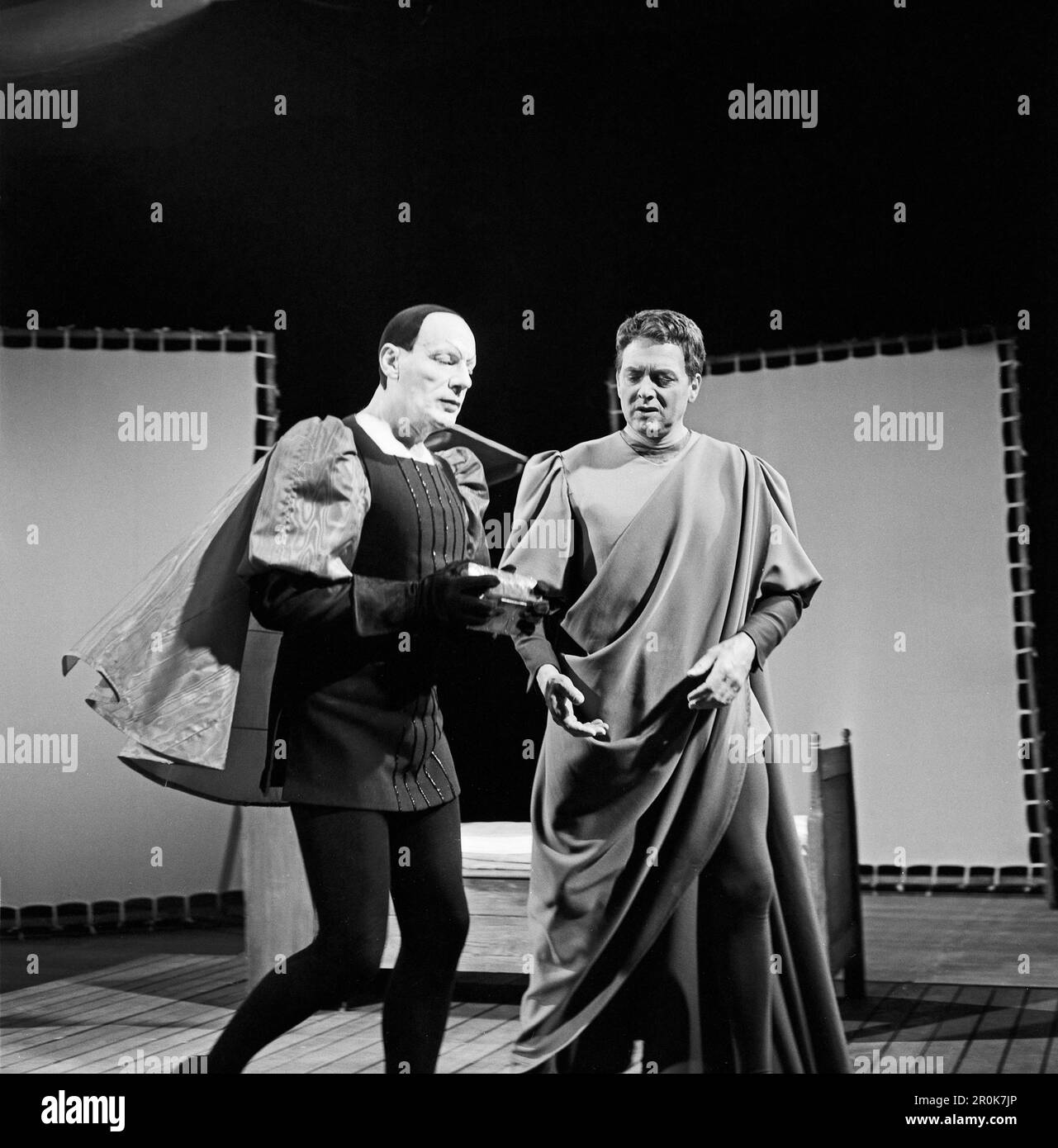 Faust, Spielfilm nach dem Stück von Johann Wolfgang von Goethe, Deutschland 1960, Regie: Peter Gorski, Darsteller: Gustaf Gründgens, Wwill Quadflieg Banque D'Images