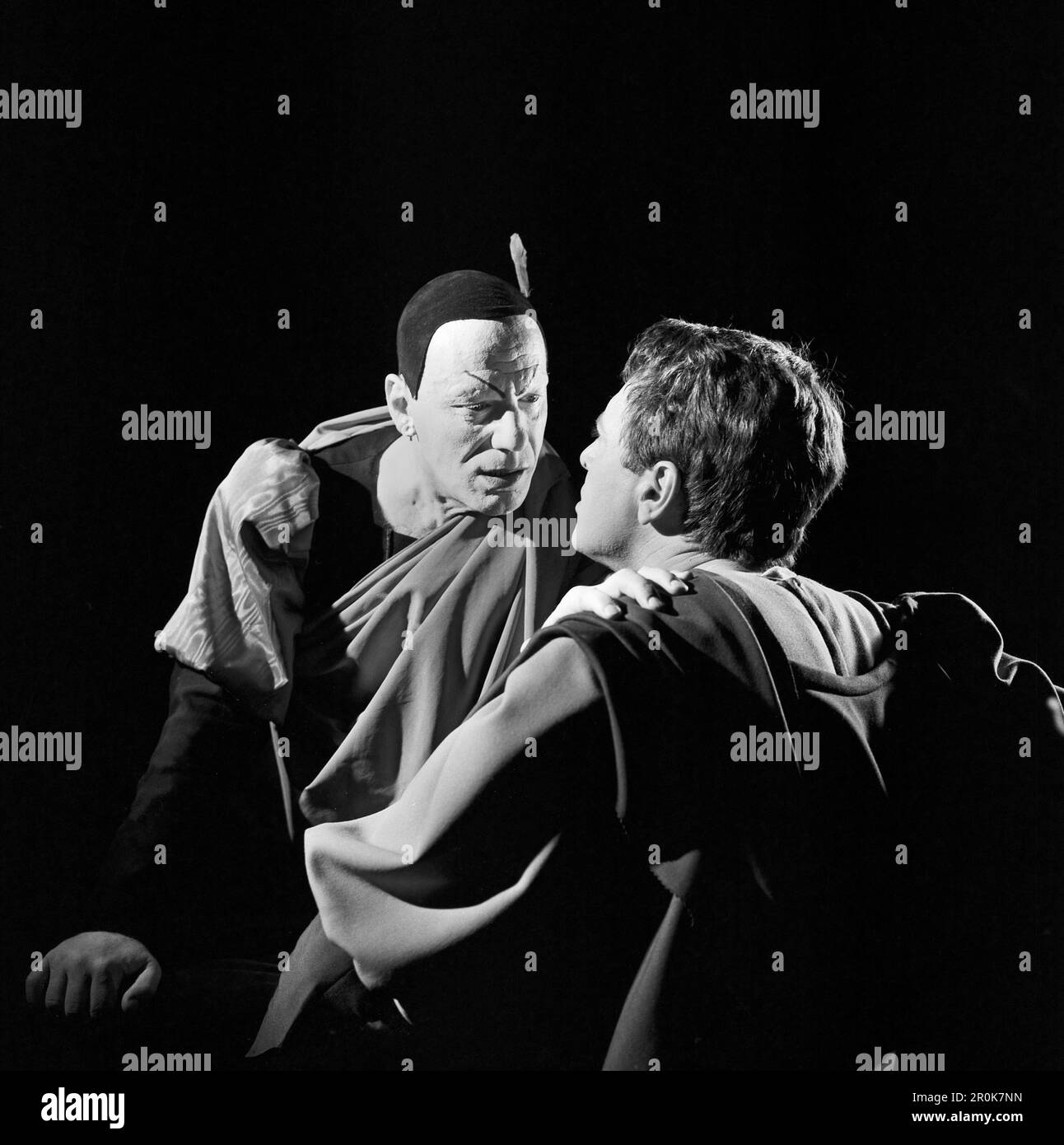 Faust, Spielfilm nach dem Stück von Johann Wolfgang von Goethe, Deutschland 1960, Regie: Peter Gorski, Darsteller: Gustaf Gründgens, Wwill Quadflieg Banque D'Images