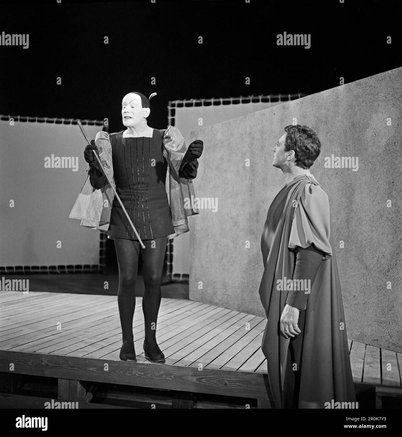 Faust, Spielfilm nach dem Stück von Johann Wolfgang von Goethe, Deutschland 1960, Regie: Peter Gorski, Darsteller: Gustaf Gründgens, Wwill Quadflieg Banque D'Images