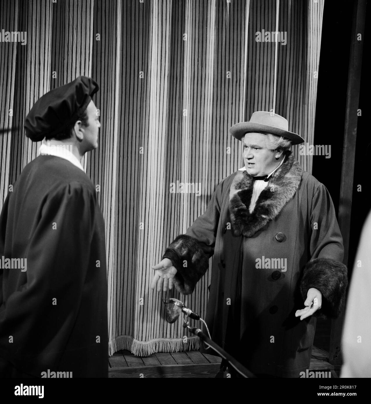 Faust, Spielfilm nach dem Stück von Johann Wolfgang von Goethe, Deutschland 1960, Regie: Peter Gorski, Darsteller: Wwill Quadflieg, Hermann Schomberg Banque D'Images