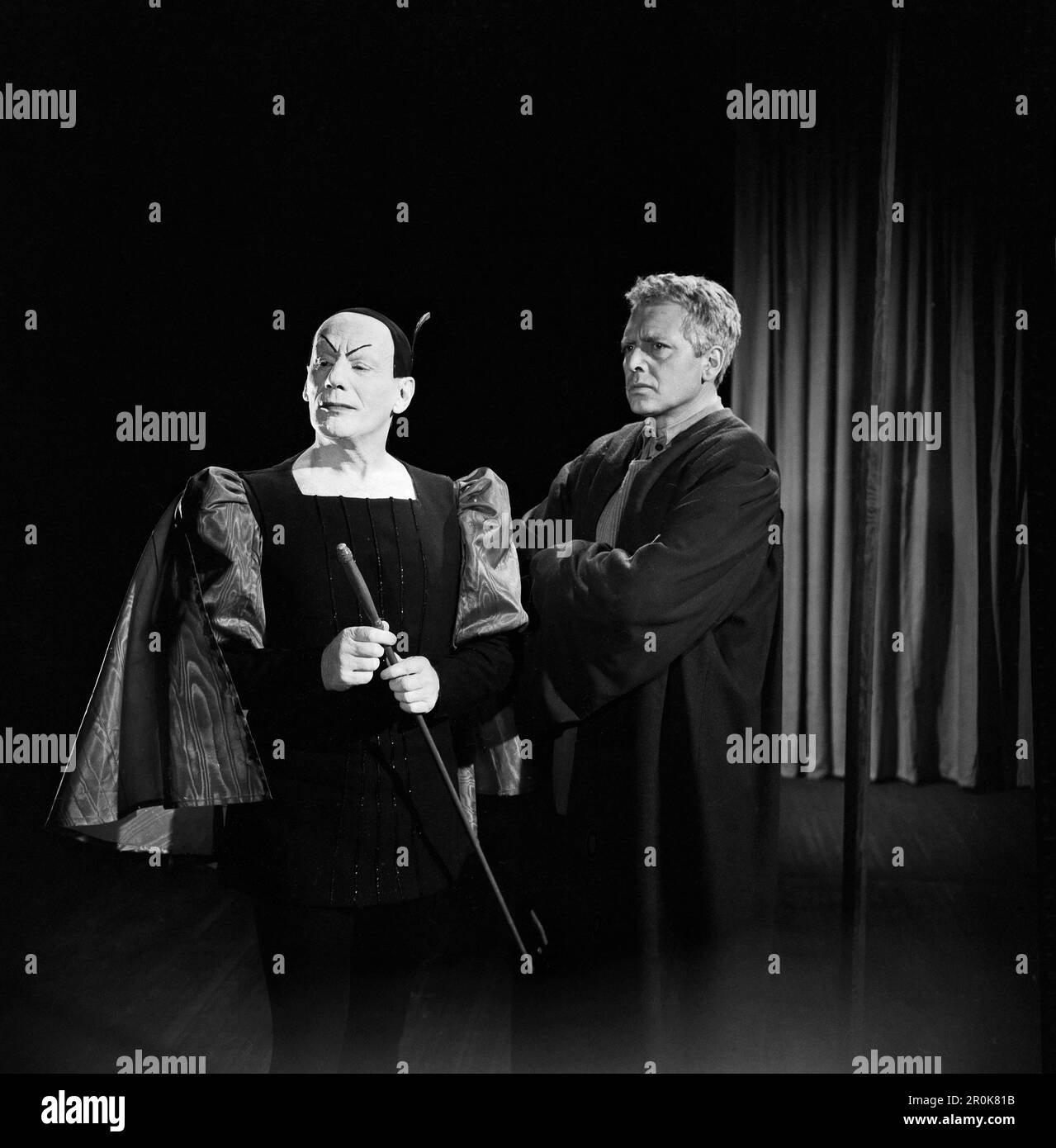 Faust, Spielfilm nach dem Stück von Johann Wolfgang von Goethe, Deutschland 1960, Regie: Peter Gorski, Darsteller: Gustaf Gründgens, Wwill Quadflieg Banque D'Images