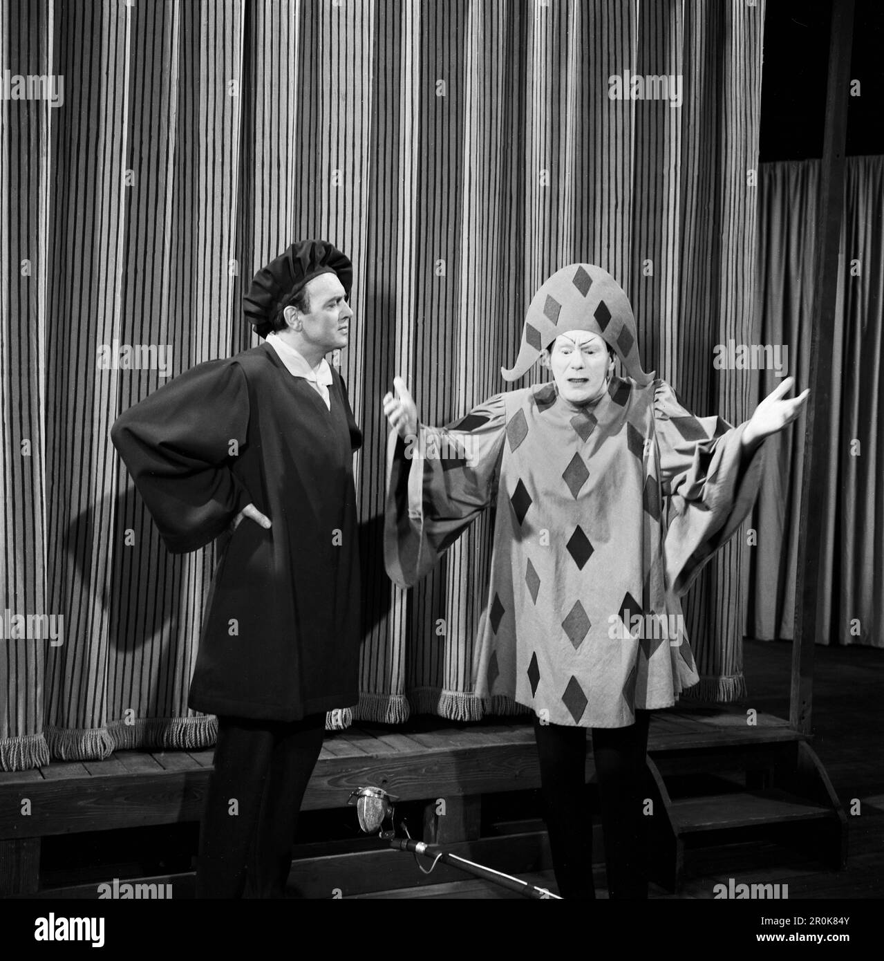 Faust, Spielfilm nach dem Stück von Johann Wolfgang von Goethe, Deutschland 1960, Regie: Peter Gorski, Darsteller: Wwill Quadflieg, Gustaf Gründgens Banque D'Images
