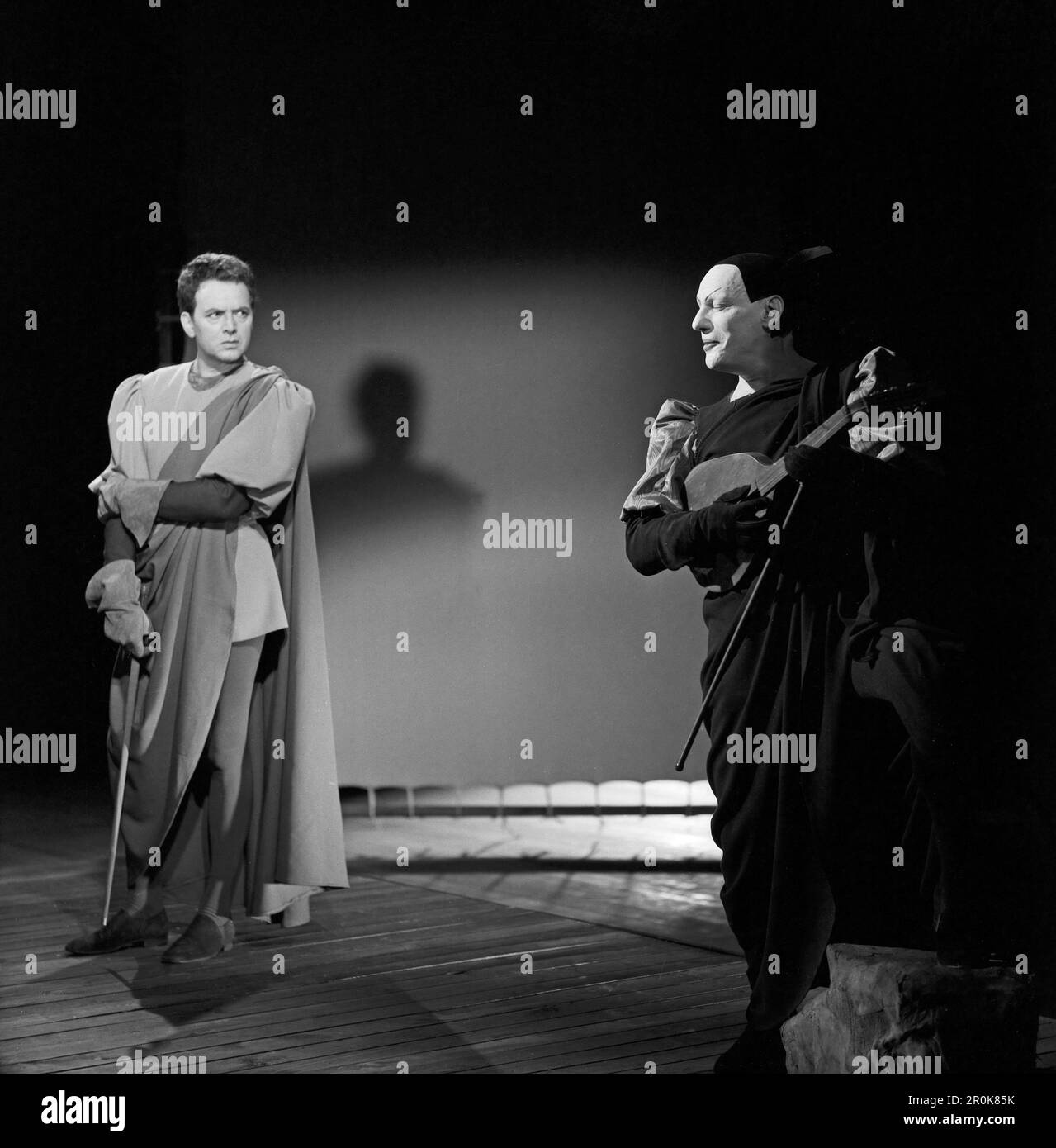 Faust, Spielfilm nach dem Stück von Johann Wolfgang von Goethe, Deutschland 1960, Regie: Peter Gorski, Darsteller: Wwill Quadflieg, Gustaf Gründgens Banque D'Images