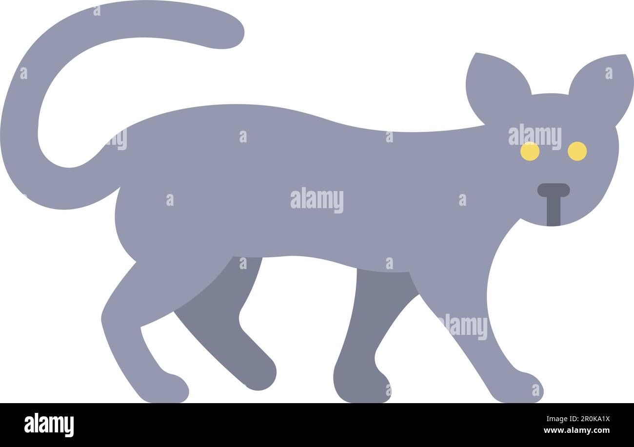 Image vectorielle de l'icône Cat. Adapté aux applications Web mobiles et aux supports d'impression. Illustration de Vecteur