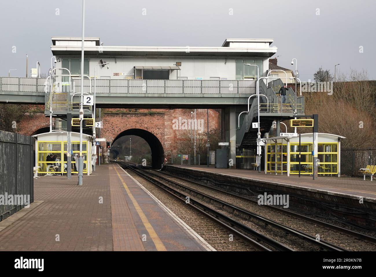 Gare de Merseyrail Kirkdale. Banque D'Images