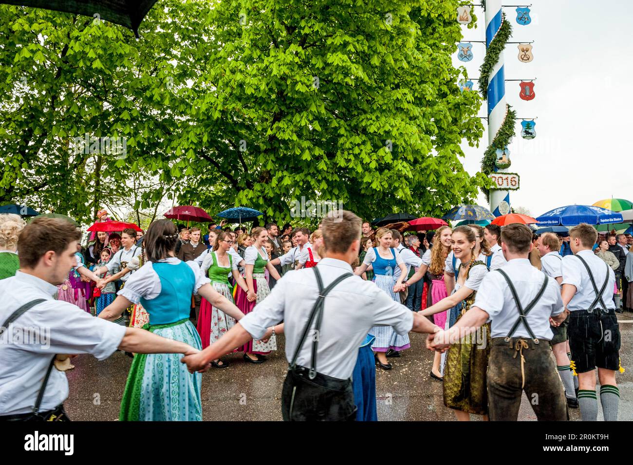 musique bavaroise, danse, typole, tradition bavaroise, Bavière, Allemagne, Europe Banque D'Images