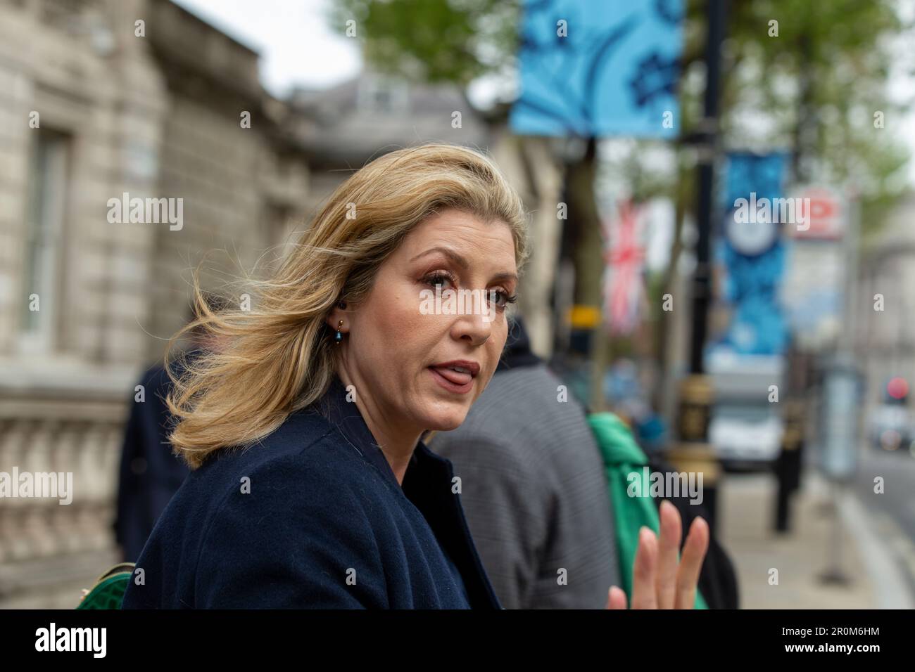 London,09th,,May,2023.Penny Mordtante MP, ministre conservateur à whitehall quitter le bureau du cabient après la réunion du Cabinet crédit Richard Lincoln/Alamy Live News Banque D'Images