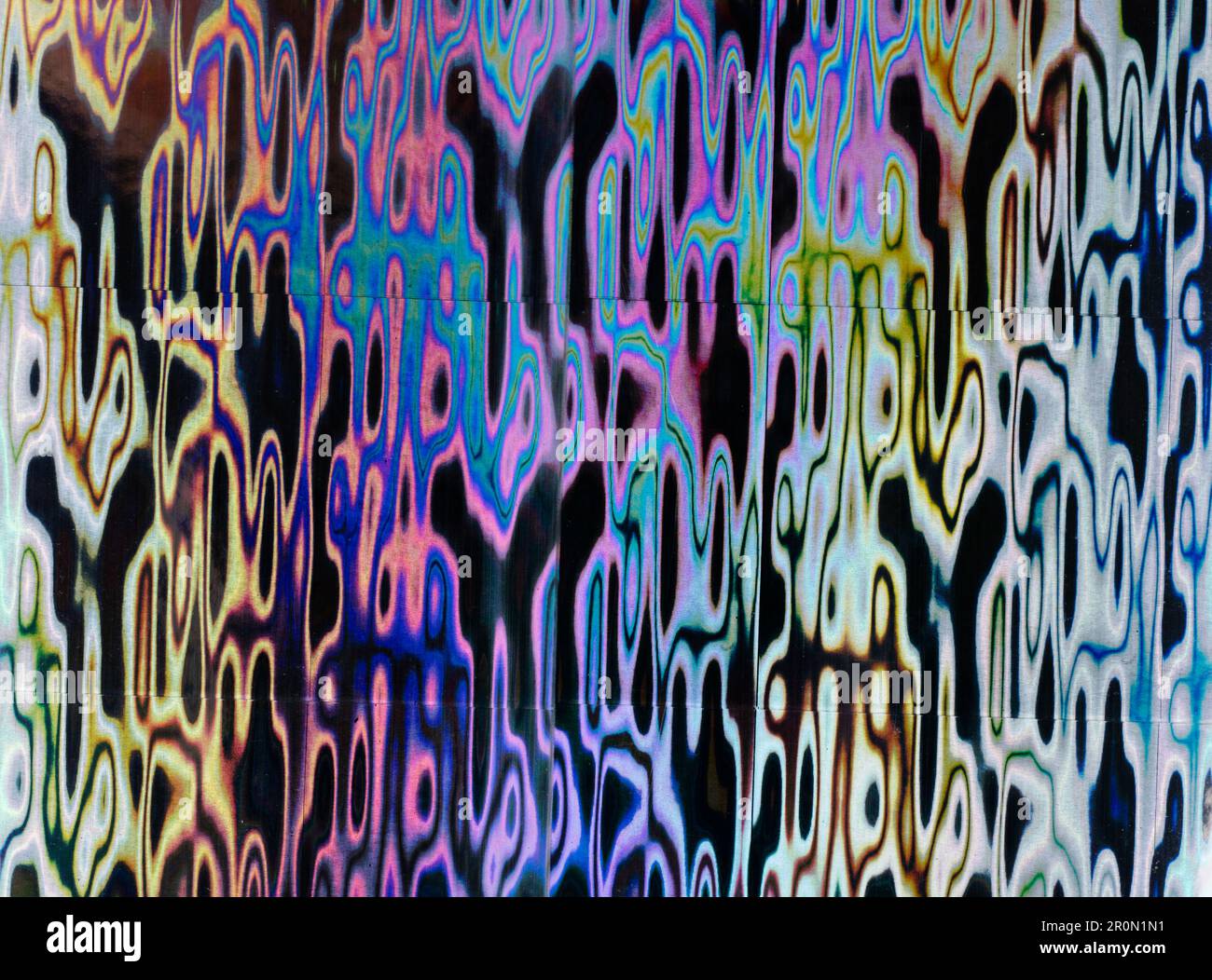 Éclaboussures de peinture au néon Banque D'Images