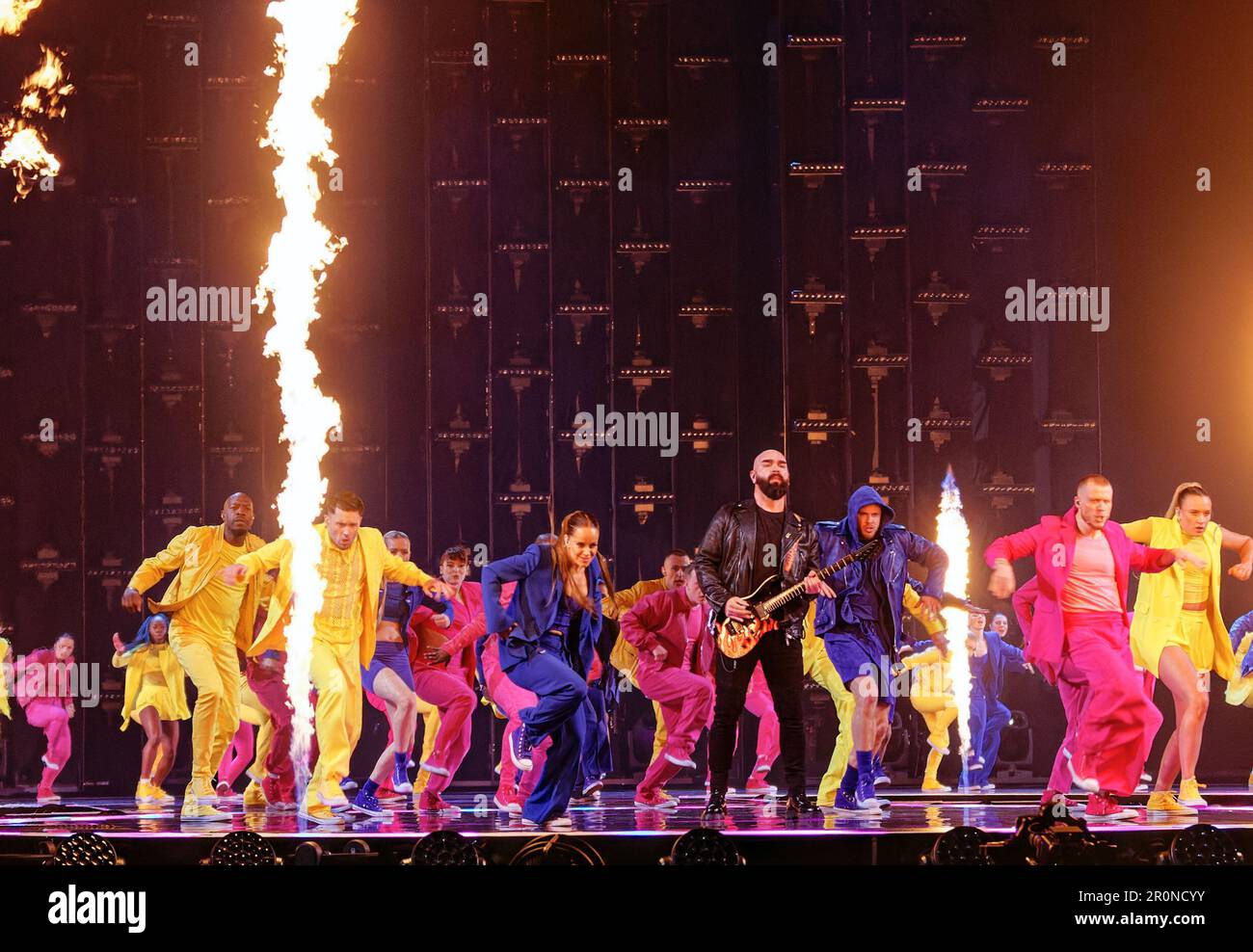 8 mai 2023 Danseurs au Concours Eurovision de la chanson 2023 demi