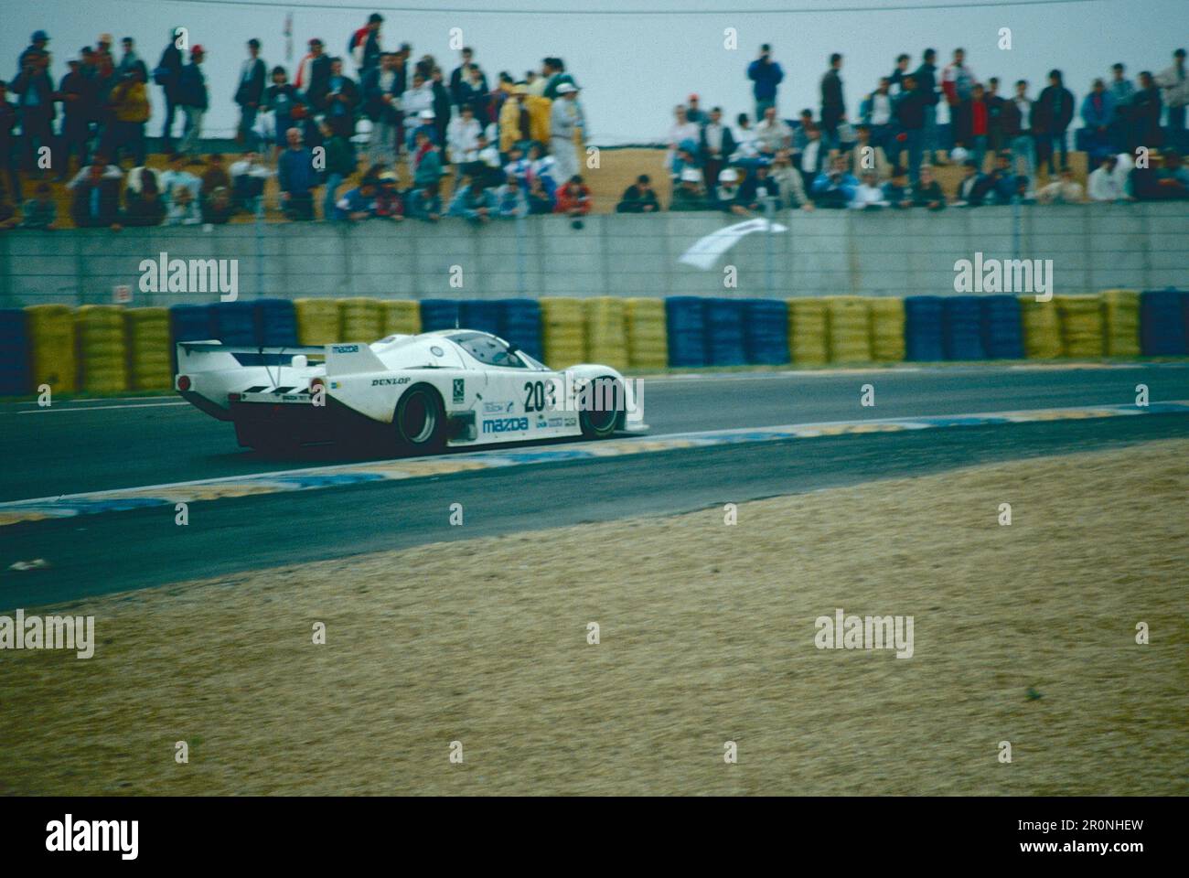 Voitures de course : Mazda 757, le Mans, France, 1988 Banque D'Images