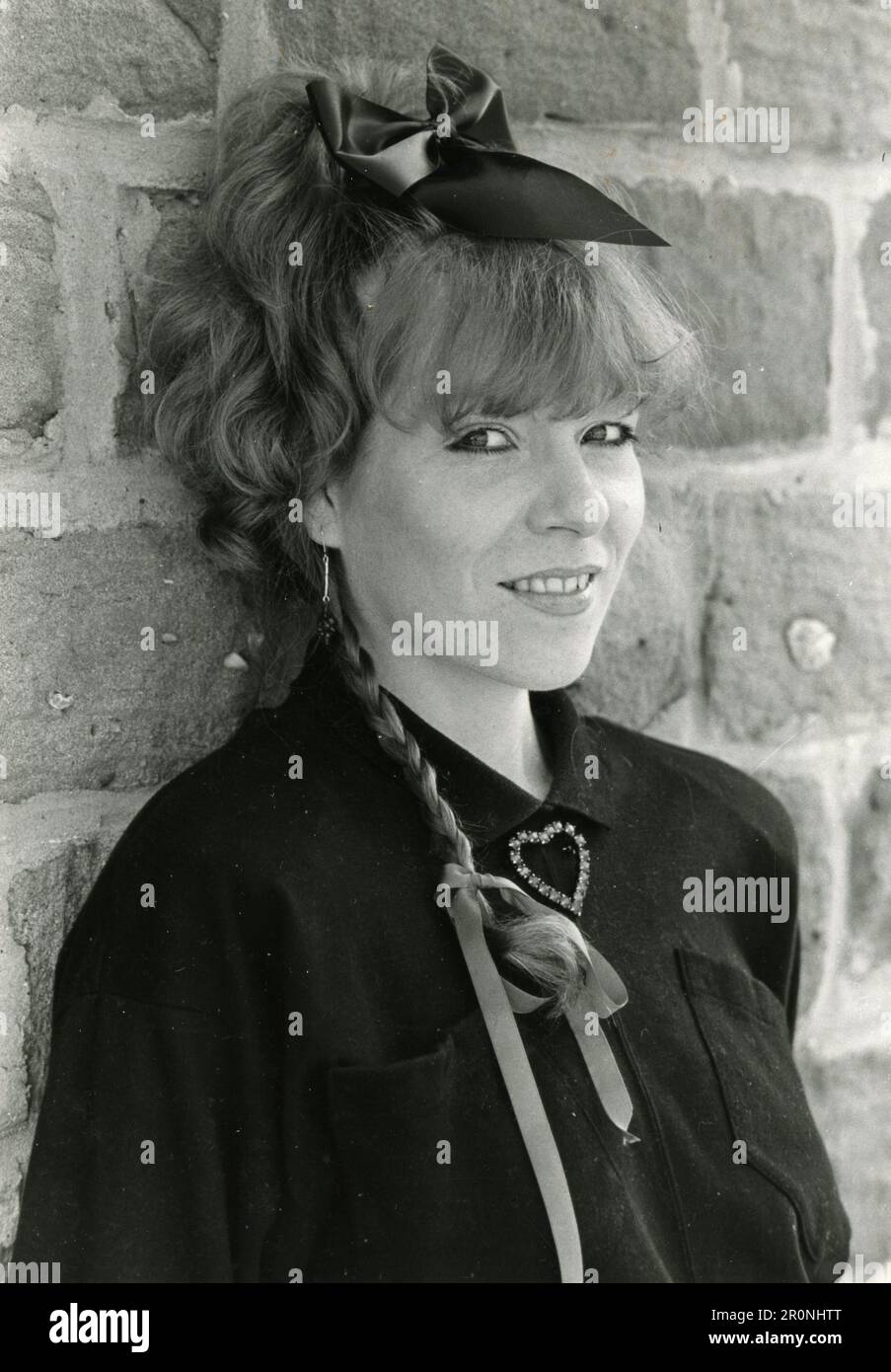 L'actrice anglaise Gilly Coman dans la sitcom Bread britannique, Royaume-Uni 1980s Banque D'Images
