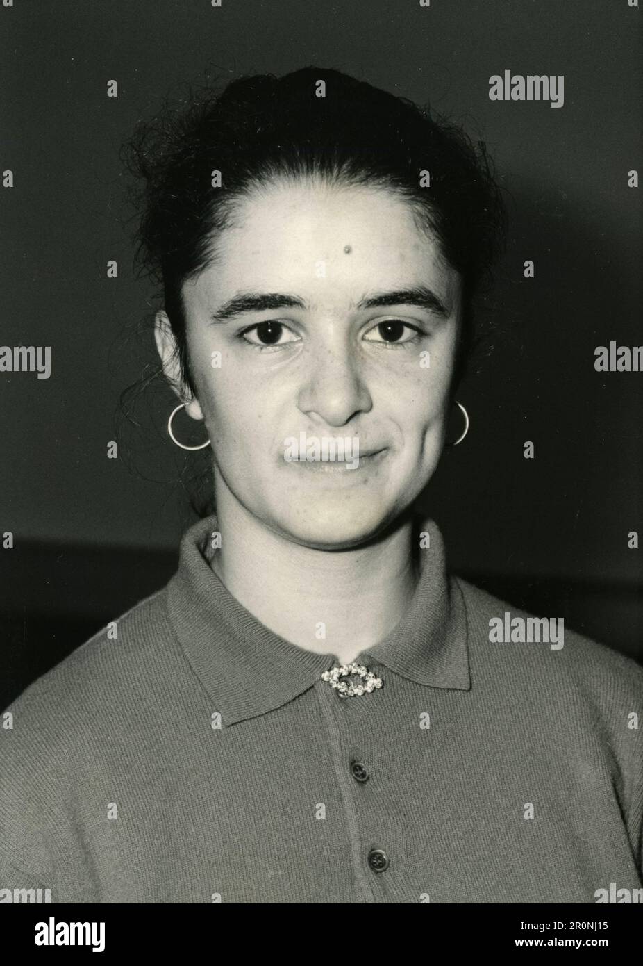 L'actrice britannique Elizabeth Watkins, Royaume-Uni 1987 Banque D'Images