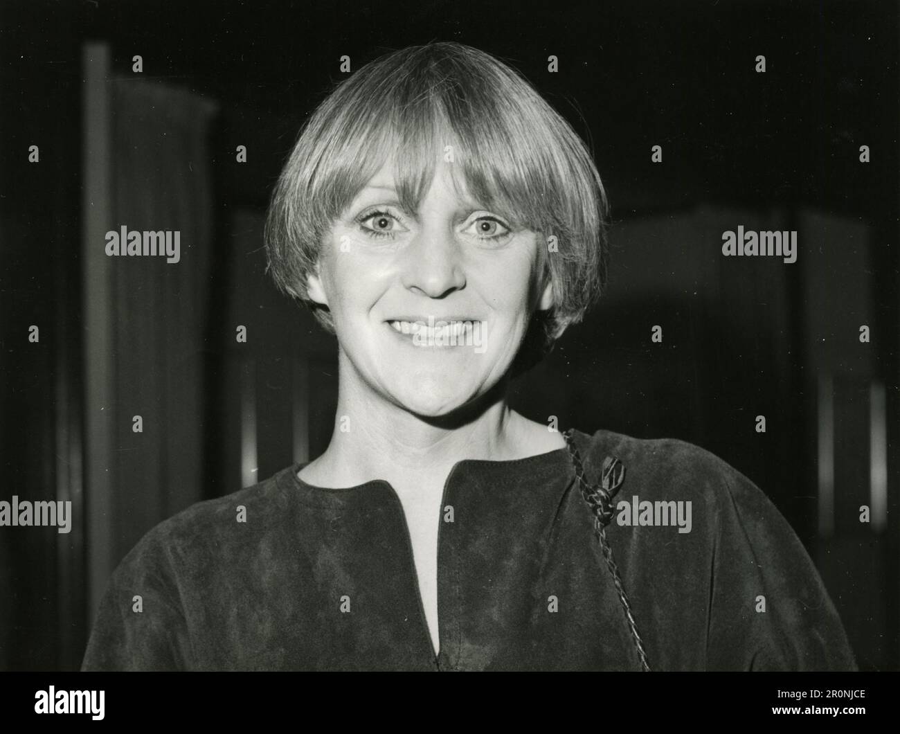 L'actrice britannique Polly James, Royaume-Uni 1982 Banque D'Images